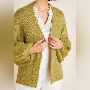 Anthropologie Olive Cardigan for Women, barely used as now live in warm climate